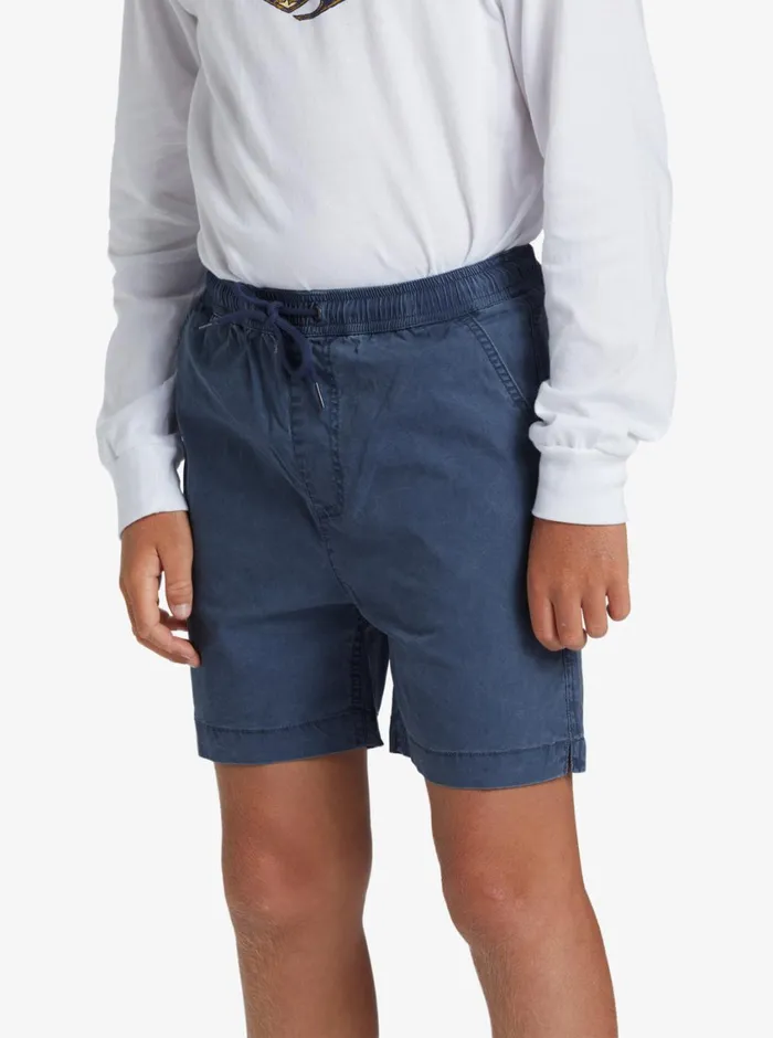 Quiksilver 816 Taxer Shorts Crown Blue Boys Shorts Quiksilver 816 Taxer Shorts Crown Blue Boys Shorts