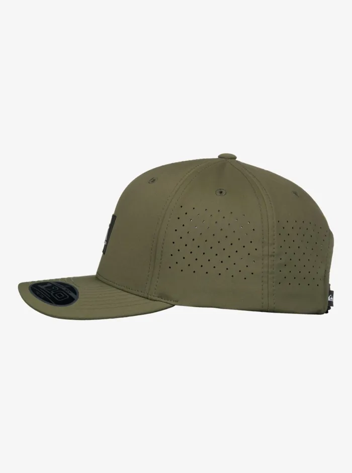 Quiksilver Adapted Flexfit Hat Four Leaf Clover Mens Hats Quiksilver Adapted Flexfit Hat Four Leaf Clover Mens Hats
