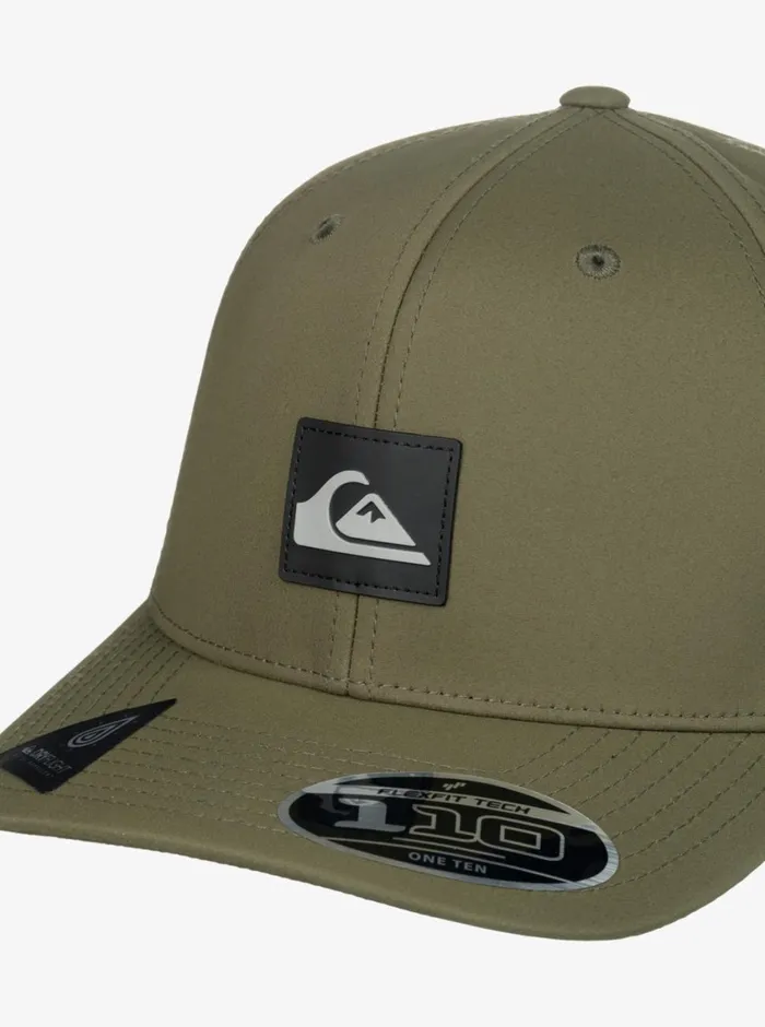 Quiksilver Adapted Flexfit Hat Four Leaf Clover Mens Hats Quiksilver Adapted Flexfit Hat Four Leaf Clover Mens Hats