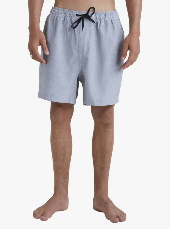 Quiksilver After Surf Stretch 20034 Amphibian Boardshorts Light Grey Heather MensWaterman Elastic Waist