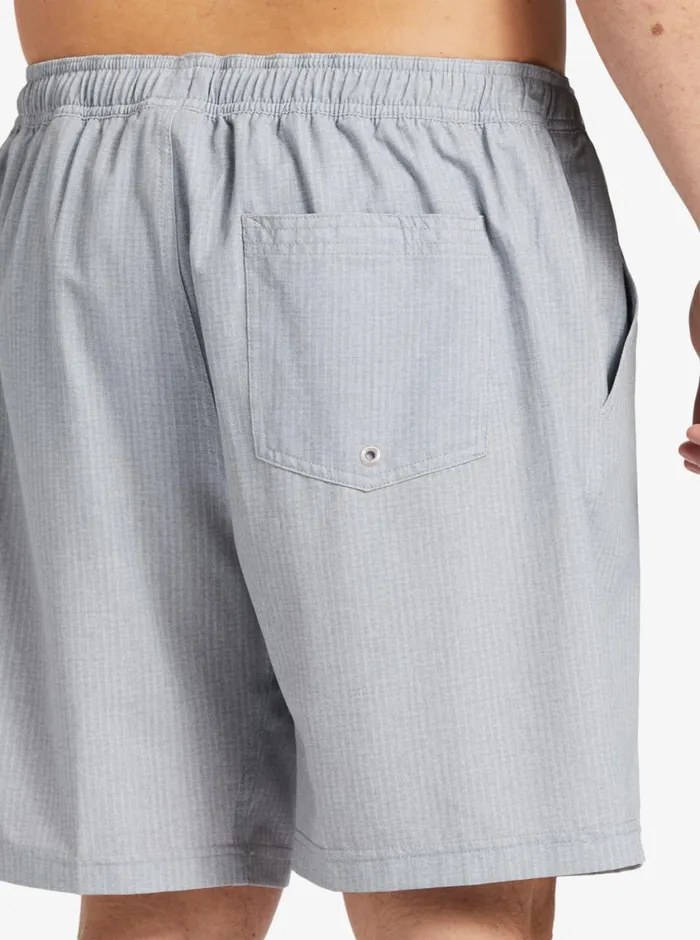 Quiksilver After Surf Stretch 20034 Amphibian Boardshorts Light Grey Heather MensWaterman Elastic Waist