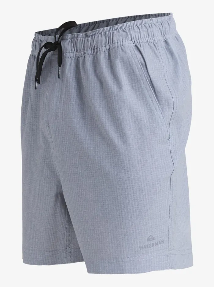 Quiksilver After Surf Stretch 20034 Amphibian Boardshorts Light Grey Heather MensWaterman Elastic Waist