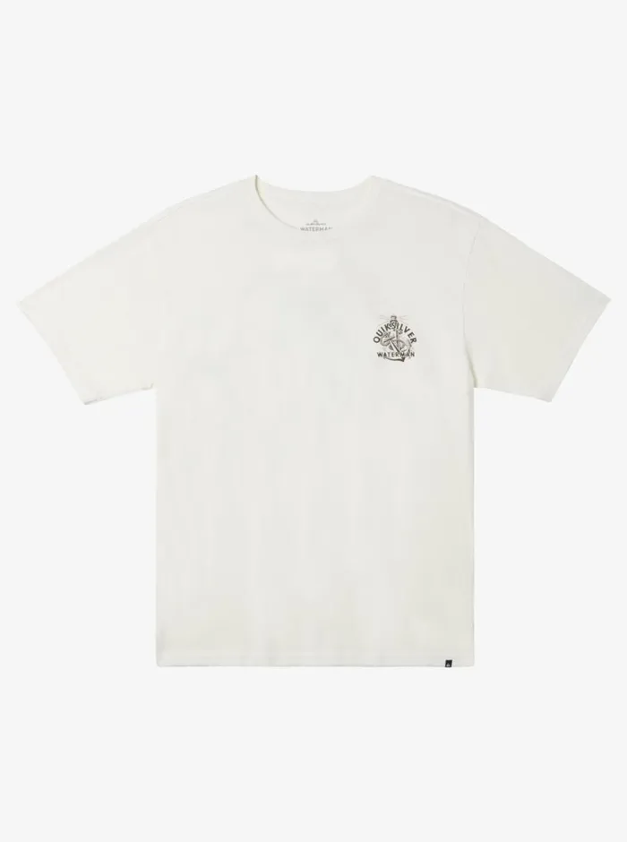 Quiksilver Anchors Away QTShirt Snow White MensWaterman Tees