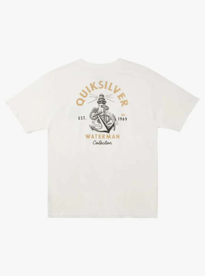 Quiksilver Anchors Away QTShirt Snow White MensWaterman Tees
