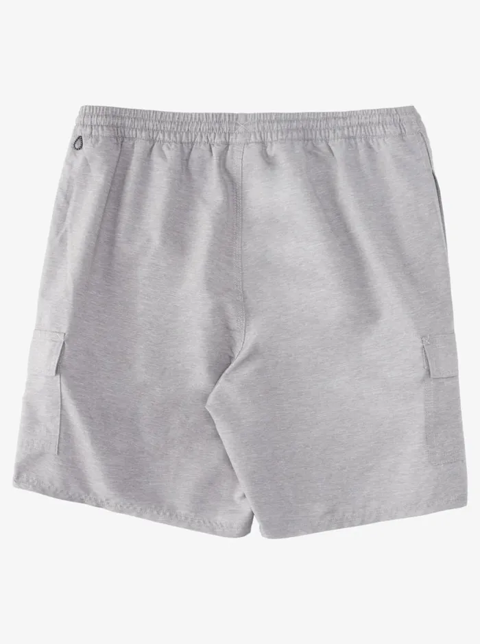 Quiksilver Balance 18034 Volleys Heather Grey MensWaterman Elastic Waist