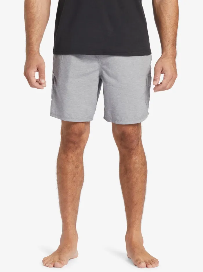 Quiksilver Balance 18034 Volleys Heather Grey MensWaterman Elastic Waist