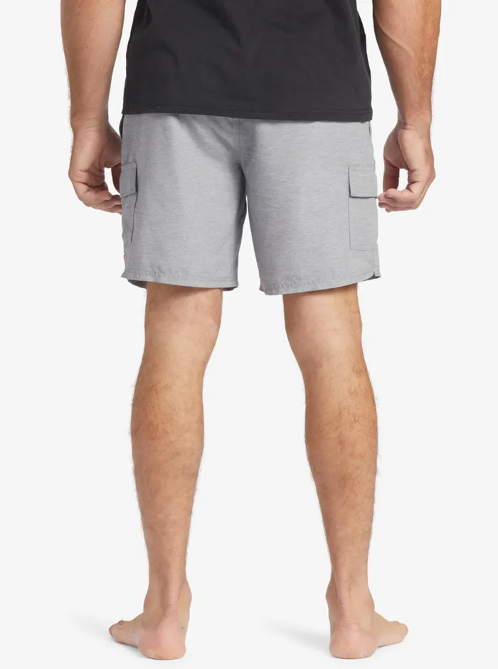 Quiksilver Balance 18034 Volleys Heather Grey MensWaterman Elastic Waist