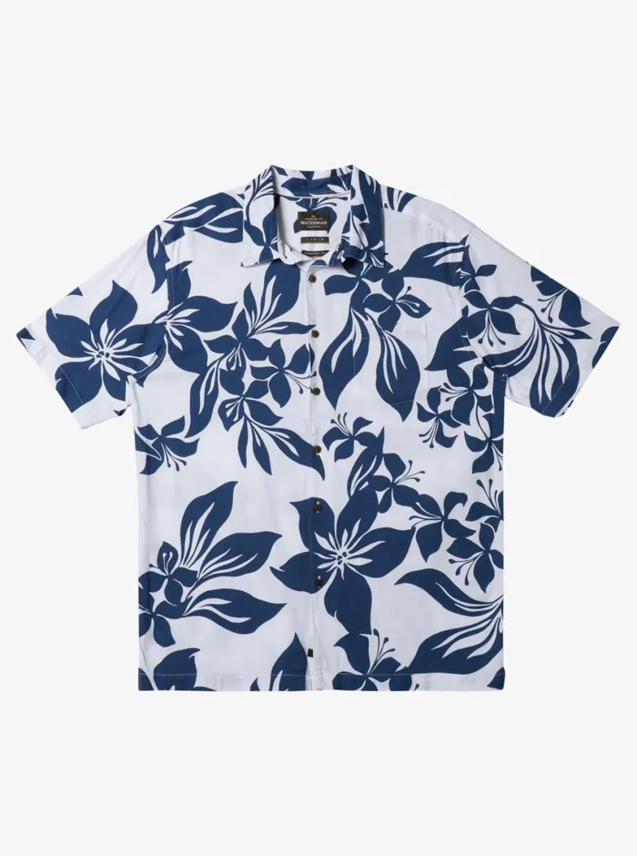 Quiksilver Big Island Woven Shirt White Big Island Woven MensWaterman Shirts and Polos
