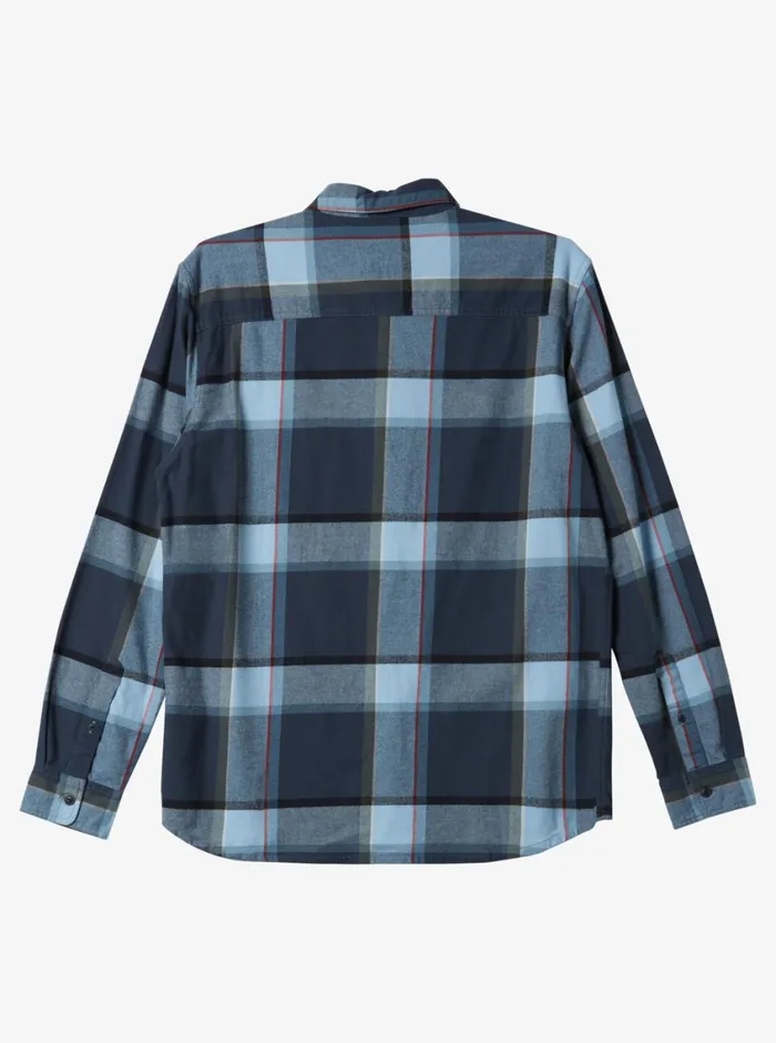 Quiksilver BrooKing StingrayLong Sleeve Top Midnight Navy Brooks Flannel Mens Shirts and Polos Quiksilver BrooKing StingrayLong Sleeve Top Midnight Navy Brooks Flannel Mens Shirts and Polos