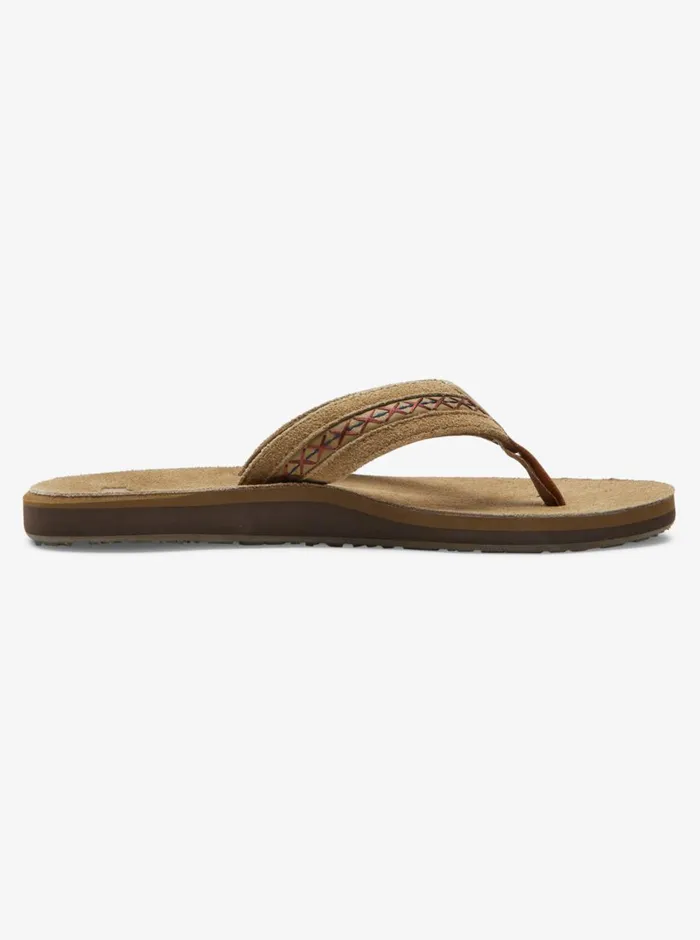Quiksilver Carver Leather II Basic Sandal Strap Tan 1 Mens Sandals Quiksilver Carver Leather II Basic Sandal Strap Tan 1 Mens Sandals