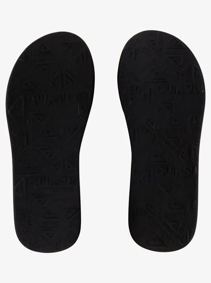 Quiksilver Carver Suede Leather Sandals Solid Black Mens Sandals Quiksilver Carver Suede Leather Sandals Solid Black Mens Sandals