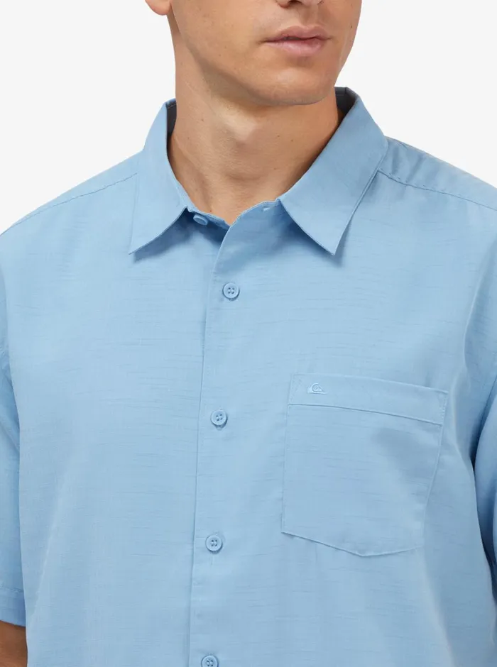 Quiksilver Centinela Premium AntiWrinkle Shirt Dusk Blue Centinella MensWaterman Shirts and Polos Quiksilver Centinela Premium AntiWrinkle Shirt Dusk Blue Centinella MensWaterman Shirts and Polos