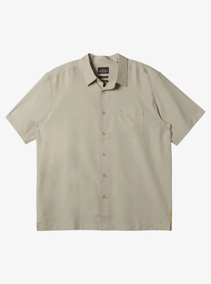 Quiksilver Centinela Premium AntiWrinkle Shirt Oyster Centinela MensWaterman Shirts and Polos