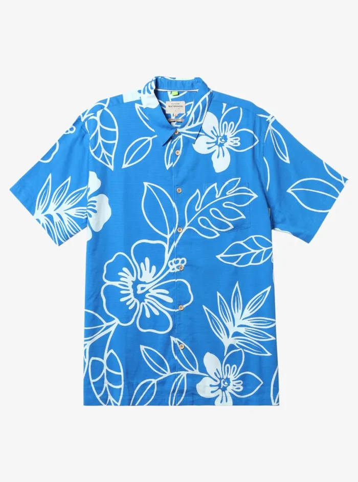 Quiksilver Cruise Town Woven Shirt Directoire Blue Cruise Town MensWaterman Shirts and Polos