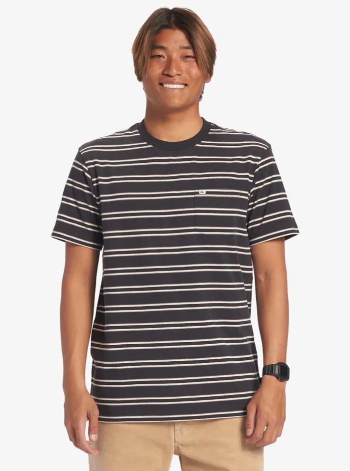 Quiksilver Cruiser Pocket Tee Knit Tarmac Cruiser Pkt Tee Mens Tees Quiksilver Cruiser Pocket Tee Knit Tarmac Cruiser Pkt Tee Mens Tees