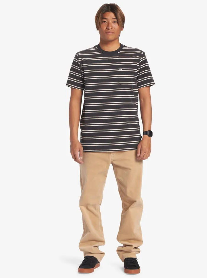 Quiksilver Cruiser Pocket Tee Knit Tarmac Cruiser Pkt Tee Mens Tees Quiksilver Cruiser Pocket Tee Knit Tarmac Cruiser Pkt Tee Mens Tees