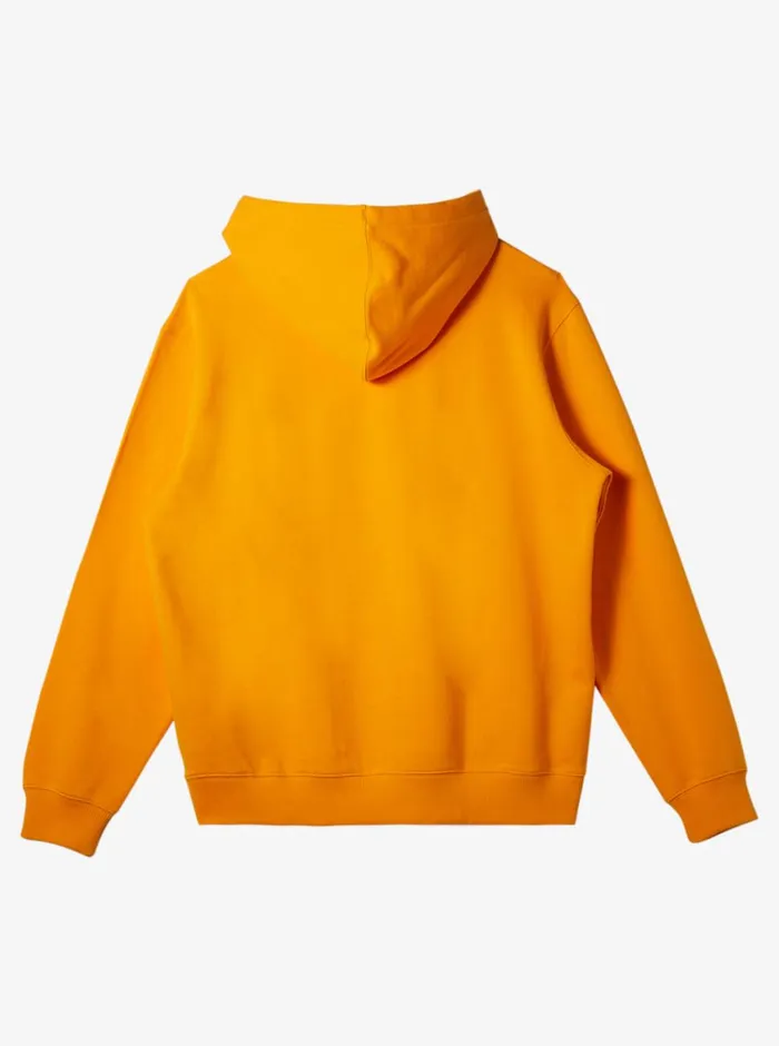 Quiksilver DNA Petroglyph Hoodie Pullover Sweatshirt Radiant Yellow Mens Sweatshirts and Hoodies