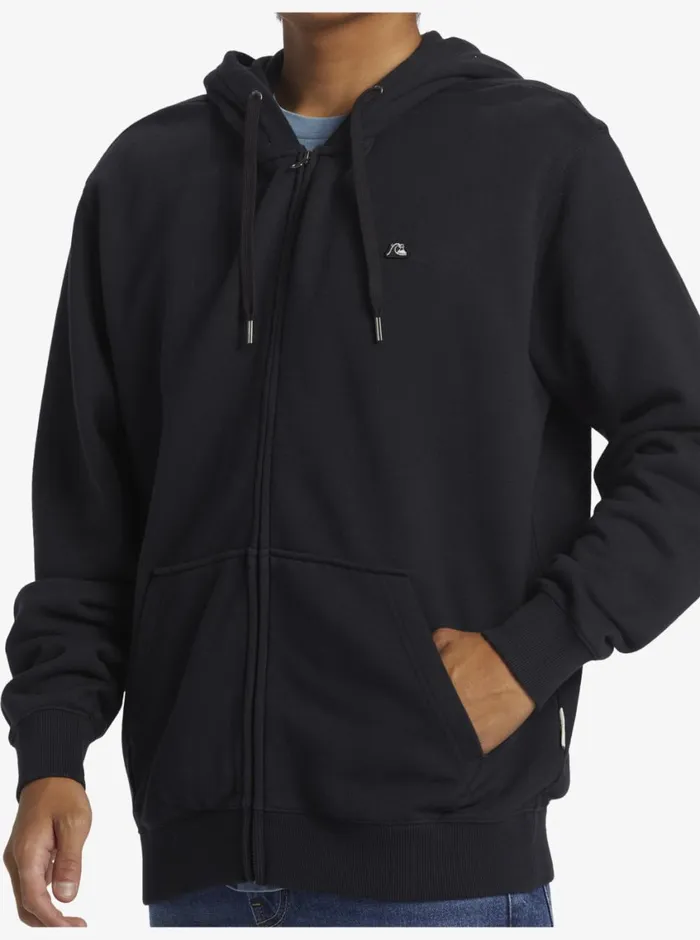 Quiksilver DNA ZipUp Hoodie Black Mens Sweatshirts and Hoodies Quiksilver DNA ZipUp Hoodie Black Mens Sweatshirts and Hoodies