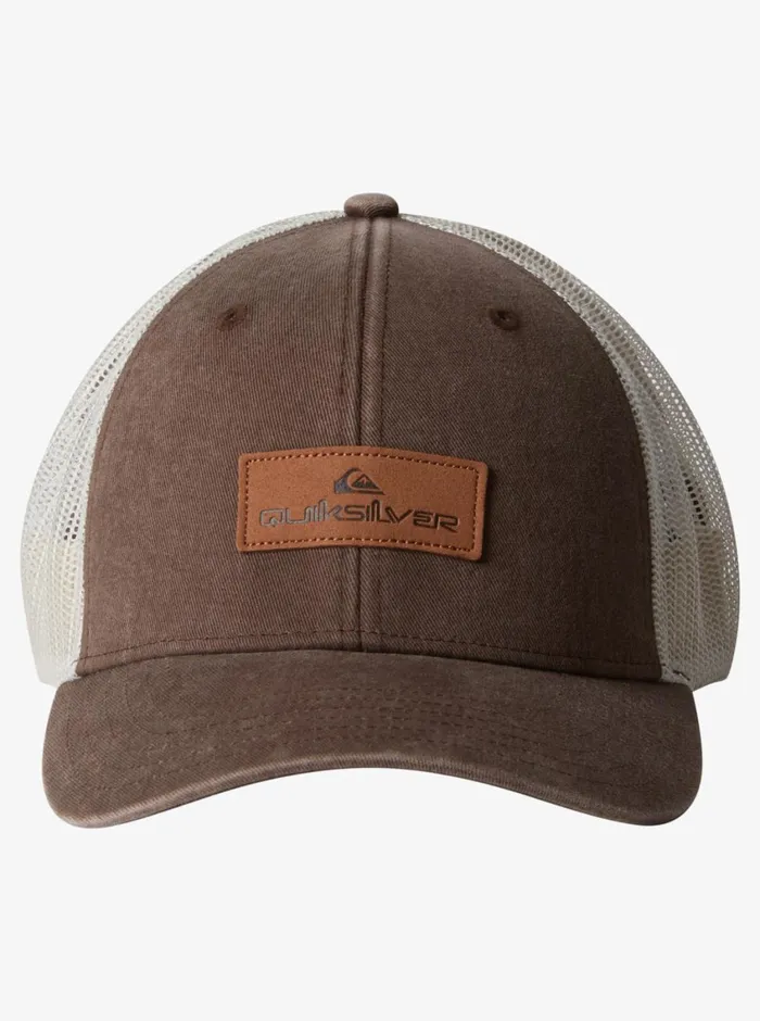 Quiksilver Down The Hatch Trucker Hat Dark Brown Mens Hats Quiksilver Down The Hatch Trucker Hat Dark Brown Mens Hats