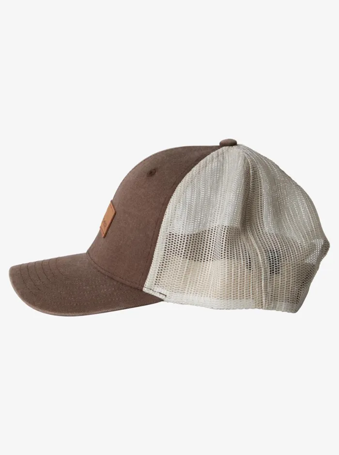 Quiksilver Down The Hatch Trucker Hat Dark Brown Mens Hats Quiksilver Down The Hatch Trucker Hat Dark Brown Mens Hats