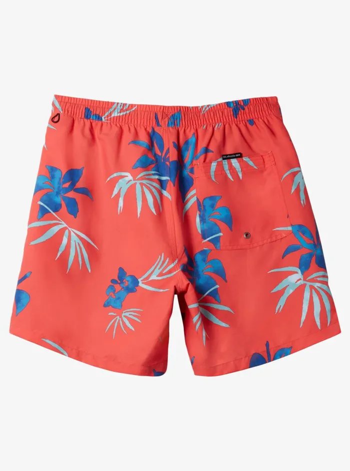 Quiksilver Everyday Mix Volley 17034 Elastic Waist Shorts Cayenne Mens Elastic Waist Quiksilver Everyday Mix Volley 17034 Elastic Waist Shorts Cayenne Mens Elastic Waist