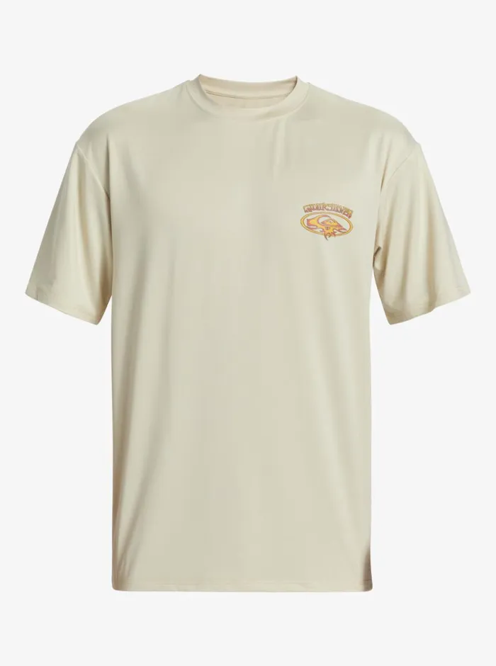 Quiksilver Everyday Surf Tee Oyster White Mens Rashguards