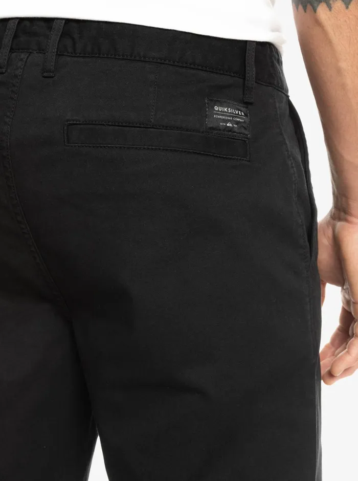 Quiksilver Everyday Union Stretch Chino 20034 Shorts Black Mens Shorts and Amphibians Quiksilver Everyday Union Stretch Chino 20034 Shorts Black Mens Shorts and Amphibians