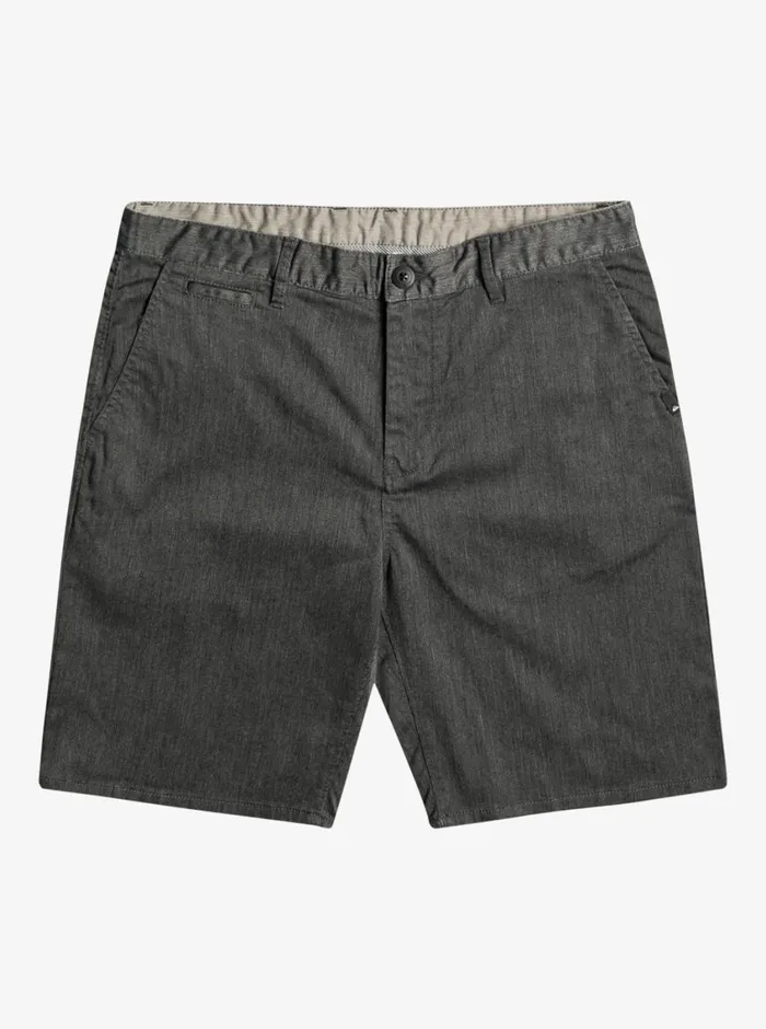 Quiksilver Everyday Union Stretch Chino 20034 Shorts Dark Grey Heather Mens Shorts and Amphibians Quiksilver Everyday Union Stretch Chino 20034 Shorts Dark Grey Heather Mens Shorts and Amphibians