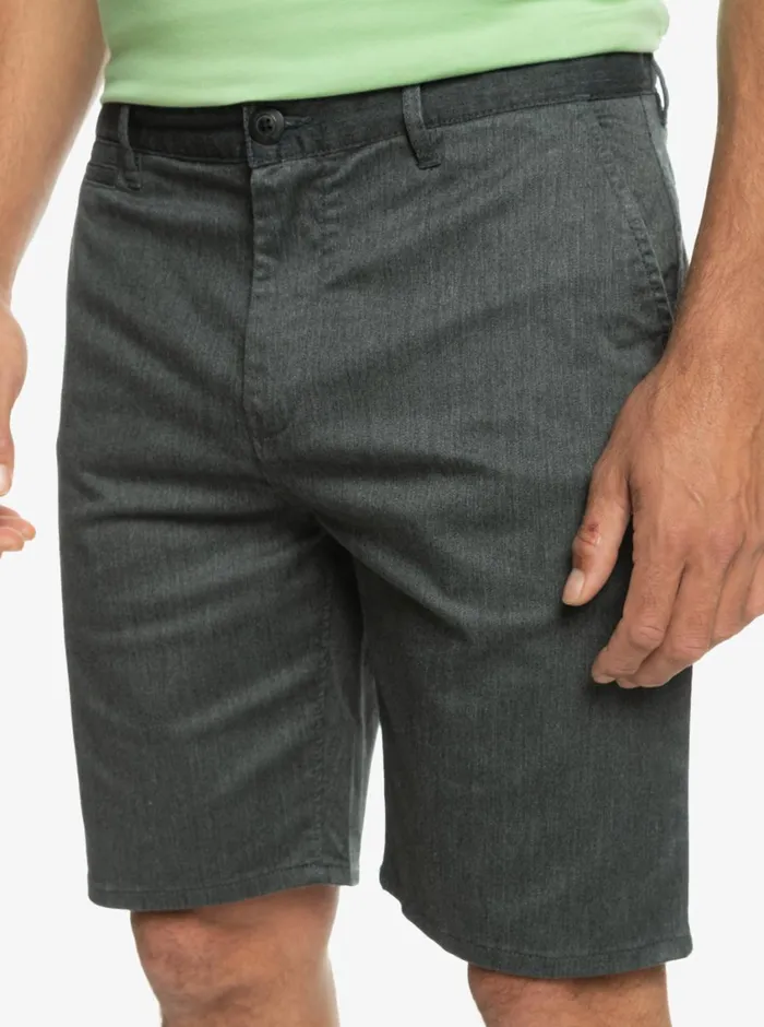 Quiksilver Everyday Union Stretch Chino 20034 Shorts Dark Grey Heather Mens Shorts and Amphibians Quiksilver Everyday Union Stretch Chino 20034 Shorts Dark Grey Heather Mens Shorts and Amphibians