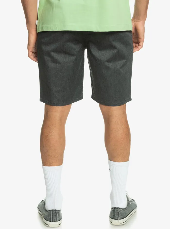Quiksilver Everyday Union Stretch Chino 20034 Shorts Dark Grey Heather Mens Shorts and Amphibians Quiksilver Everyday Union Stretch Chino 20034 Shorts Dark Grey Heather Mens Shorts and Amphibians