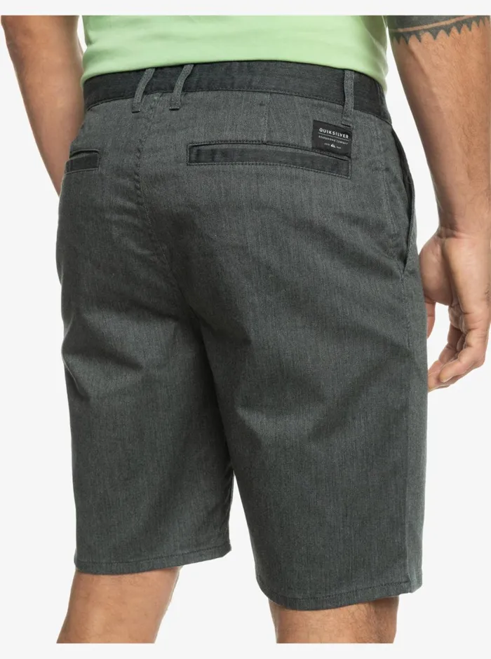 Quiksilver Everyday Union Stretch Chino 20034 Shorts Dark Grey Heather Mens Shorts and Amphibians Quiksilver Everyday Union Stretch Chino 20034 Shorts Dark Grey Heather Mens Shorts and Amphibians