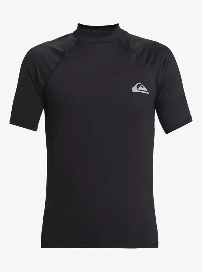 Quiksilver Everyday UPF50 Short Sleeve Surf Tee Black Mens Rashguards