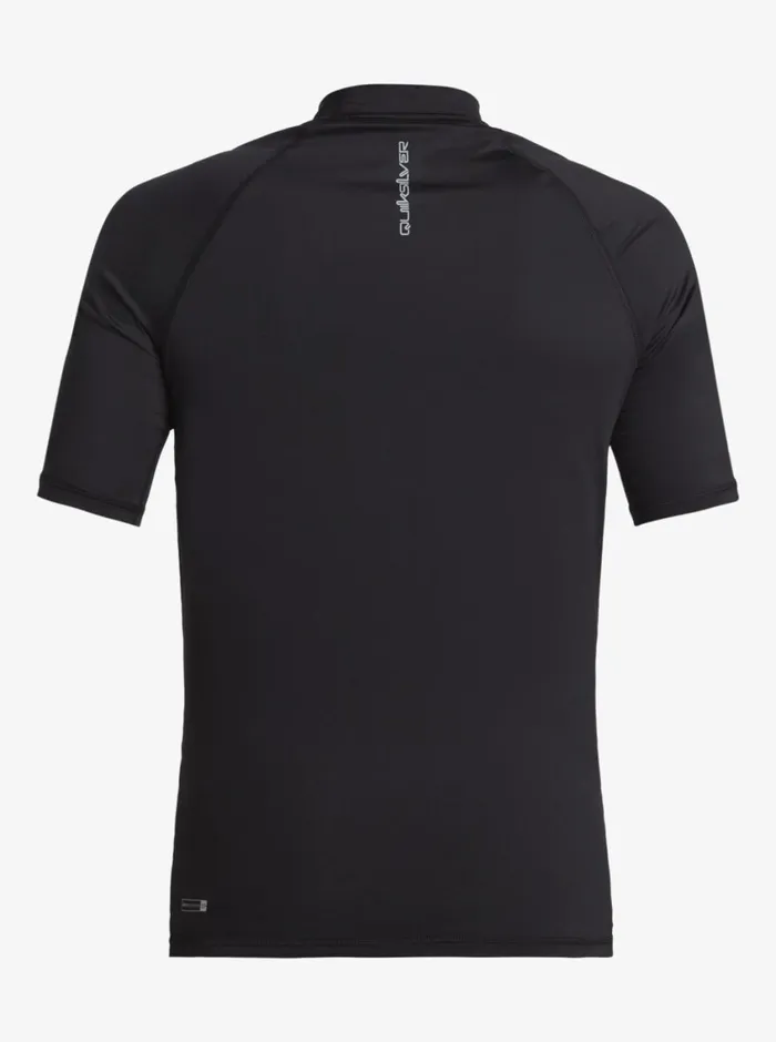 Quiksilver Everyday UPF50 Short Sleeve Surf Tee Black Mens Rashguards Quiksilver Everyday UPF50 Short Sleeve Surf Tee Black Mens Rashguards