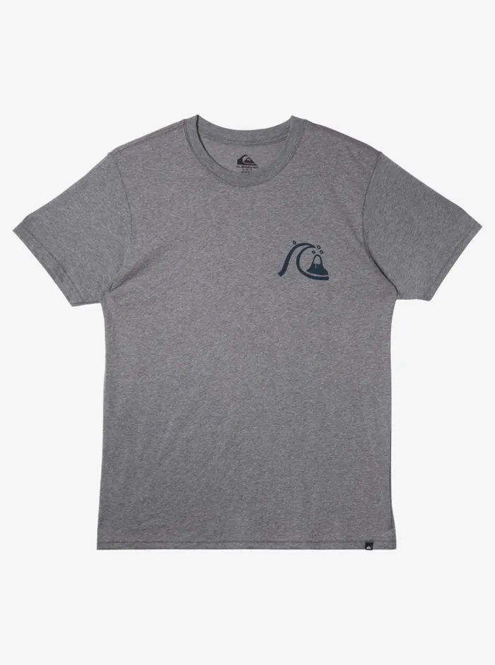 Quiksilver Free Range Mod TShirt Medium Grey Heather Mens Tees