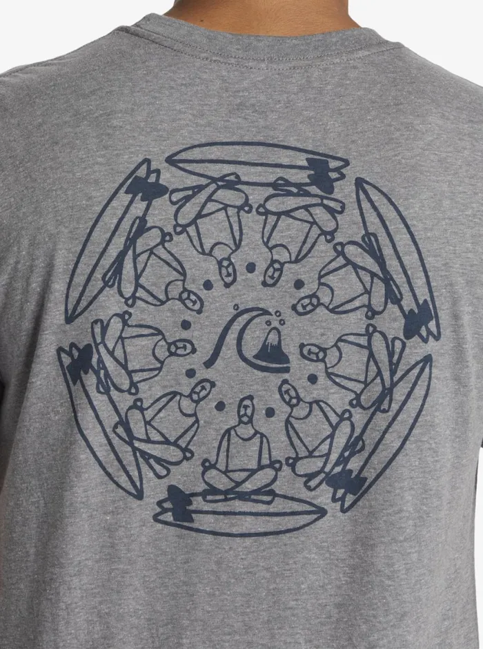 Quiksilver Free Range Mod TShirt Medium Grey Heather Mens Tees Quiksilver Free Range Mod TShirt Medium Grey Heather Mens Tees