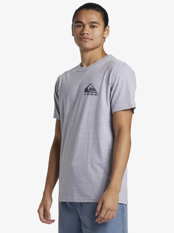 Quiksilver Funky Filler TShirt Athletic Heather Mens Tees Quiksilver Funky Filler TShirt Athletic Heather Mens Tees