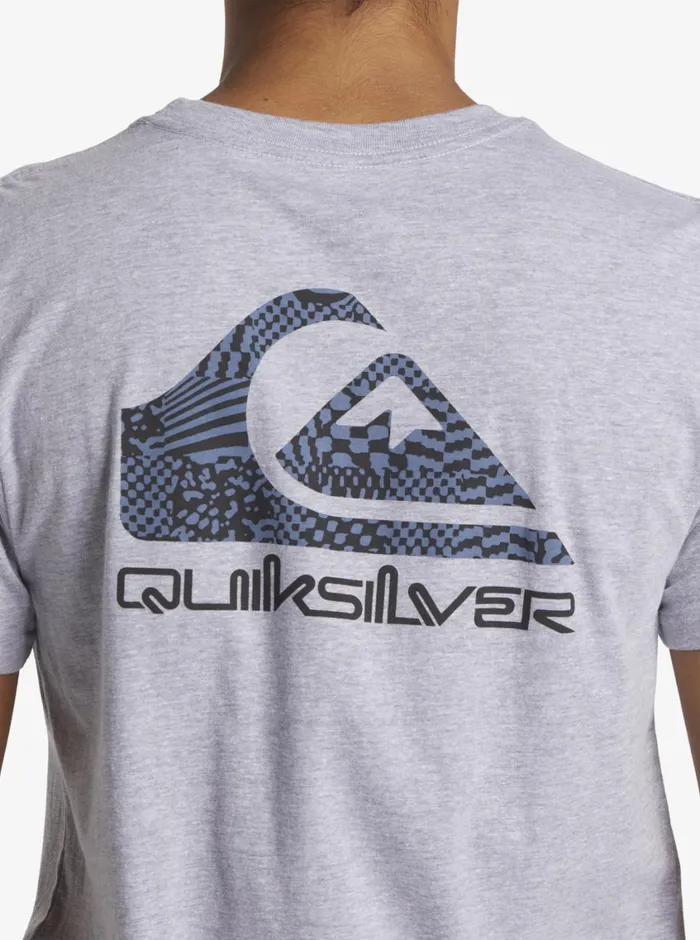 Quiksilver Funky Filler TShirt Athletic Heather Mens Tees Quiksilver Funky Filler TShirt Athletic Heather Mens Tees