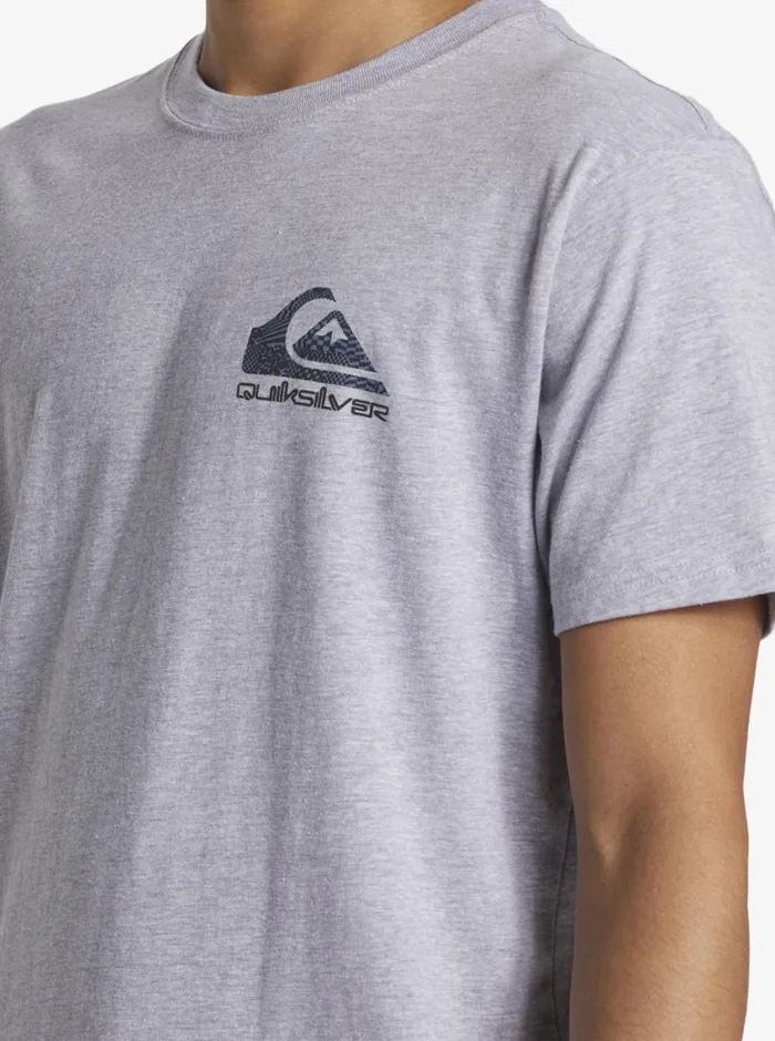 Quiksilver Funky Filler TShirt Athletic Heather Mens Tees Quiksilver Funky Filler TShirt Athletic Heather Mens Tees