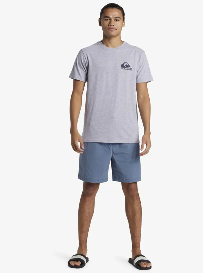 Quiksilver Funky Filler TShirt Athletic Heather Mens Tees Quiksilver Funky Filler TShirt Athletic Heather Mens Tees