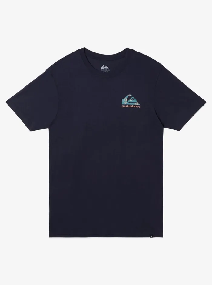 Quiksilver Funky Filler TShirt Navy Blazer Mens Tees