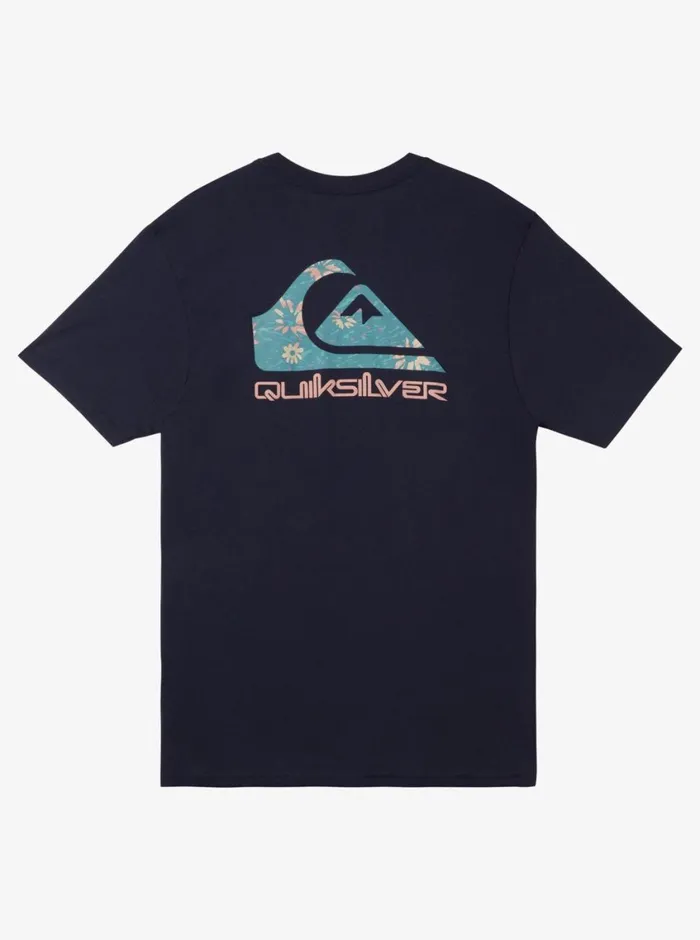 Quiksilver Funky Filler TShirt Navy Blazer Mens Tees Quiksilver Funky Filler TShirt Navy Blazer Mens Tees