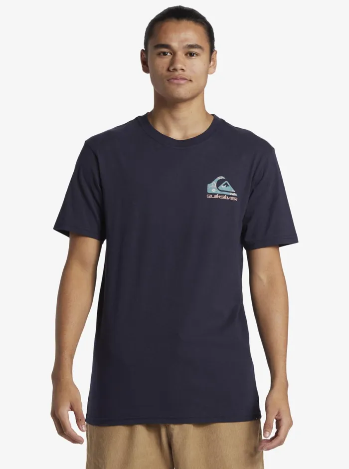 Quiksilver Funky Filler TShirt Navy Blazer Mens Tees Quiksilver Funky Filler TShirt Navy Blazer Mens Tees