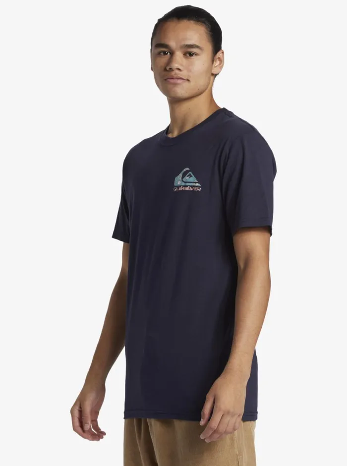 Quiksilver Funky Filler TShirt Navy Blazer Mens Tees Quiksilver Funky Filler TShirt Navy Blazer Mens Tees