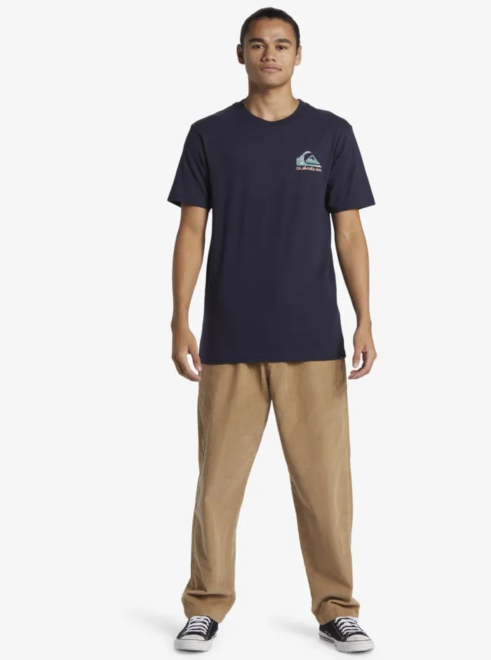 Quiksilver Funky Filler TShirt Navy Blazer Mens Tees Quiksilver Funky Filler TShirt Navy Blazer Mens Tees
