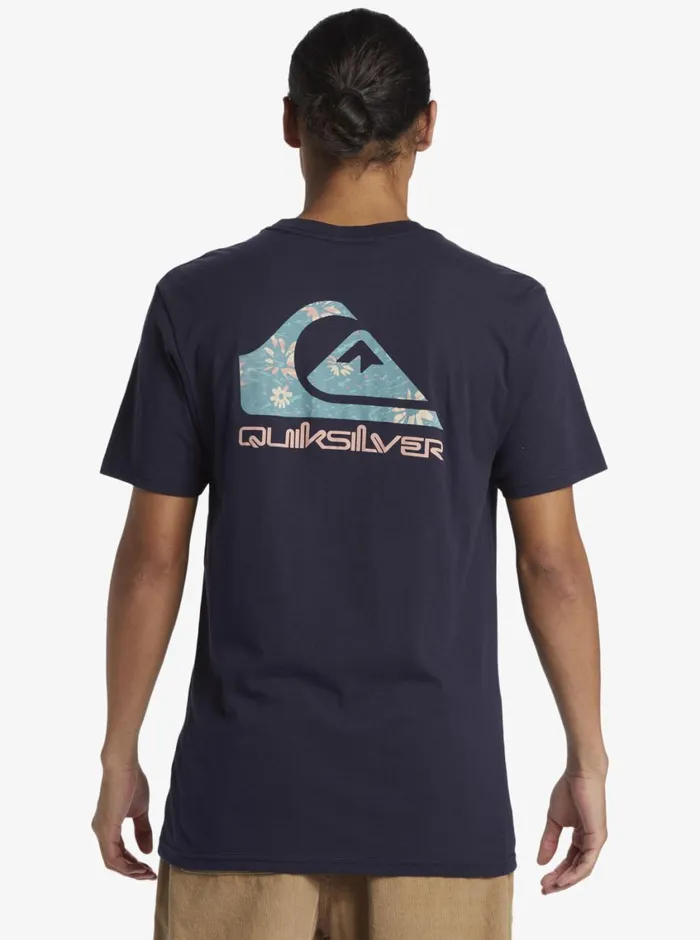 Quiksilver Funky Filler TShirt Navy Blazer Mens Tees Quiksilver Funky Filler TShirt Navy Blazer Mens Tees