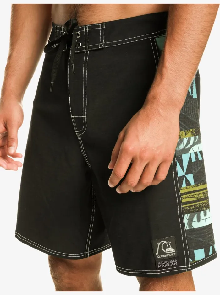 Quiksilver Gregg Kaplan Blank Canvas Arch 18034 Boardshorts Black Mens Boardshorts