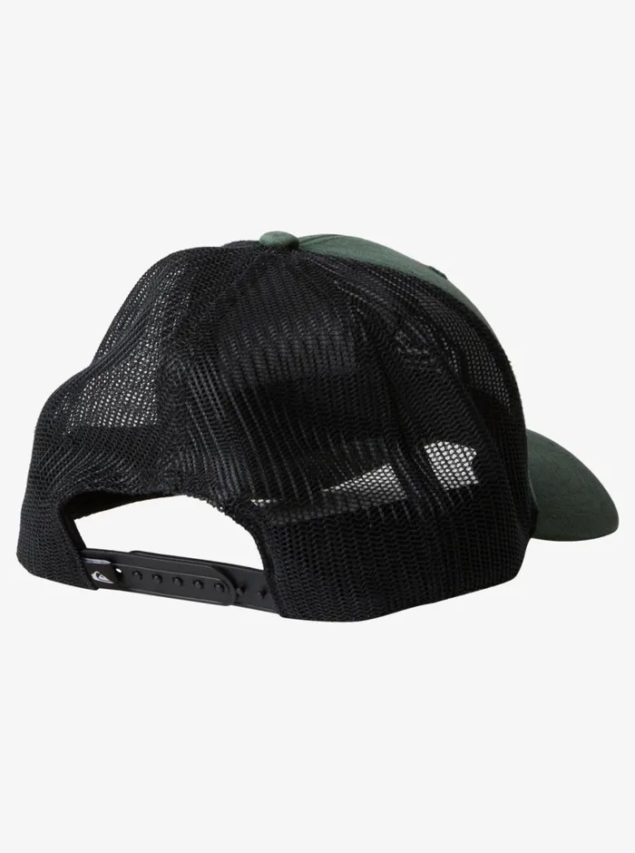 Quiksilver Grounder Trucker Hat Forest Mens Hats Quiksilver Grounder Trucker Hat Forest Mens Hats