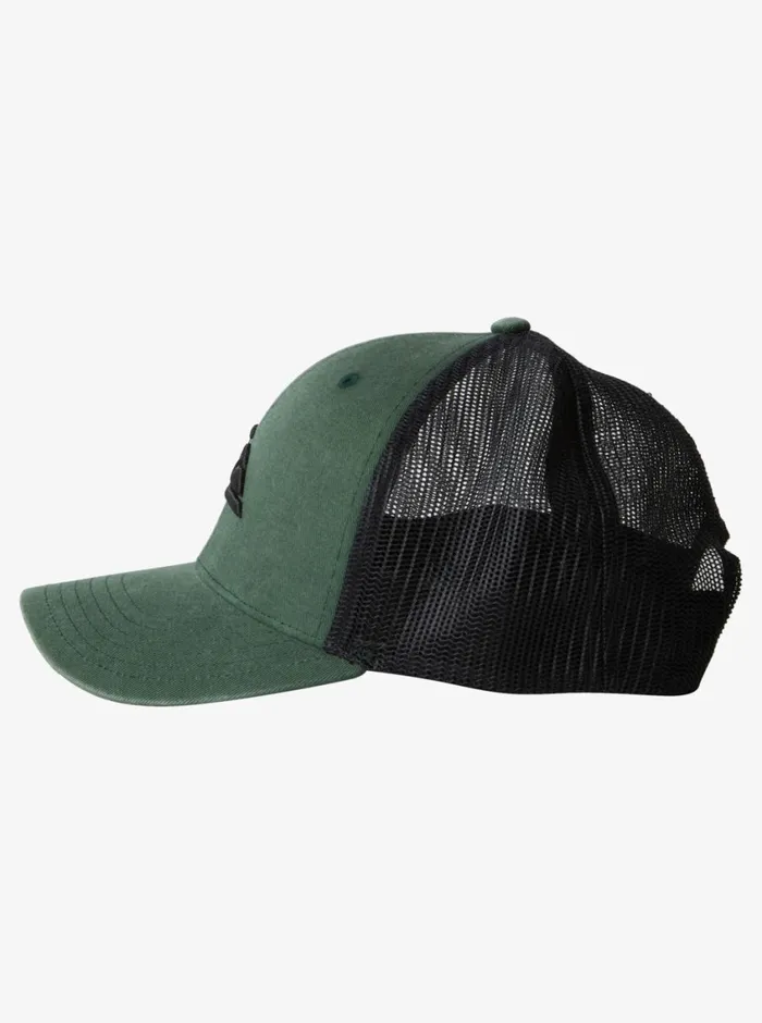 Quiksilver Grounder Trucker Hat Forest Mens Hats Quiksilver Grounder Trucker Hat Forest Mens Hats