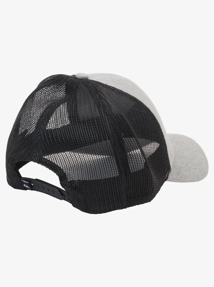 Quiksilver Grounder Trucker Hat Heather Grey Mens Hats Quiksilver Grounder Trucker Hat Heather Grey Mens Hats