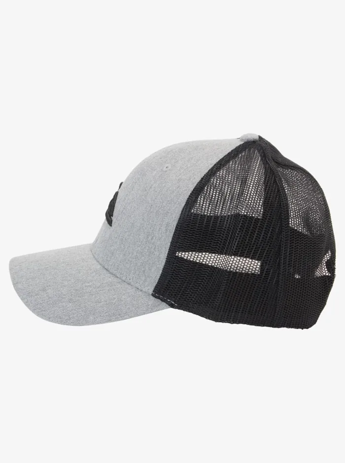 Quiksilver Grounder Trucker Hat Heather Grey Mens Hats Quiksilver Grounder Trucker Hat Heather Grey Mens Hats